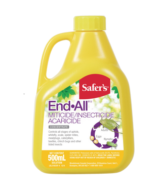 SAFER'S END ALL MITICIDE/INSECTICIDE/ACARICIDE CONCENTRATE, 500ml