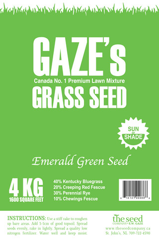 Gaze's Grass Seed - Emerald Green 4kg