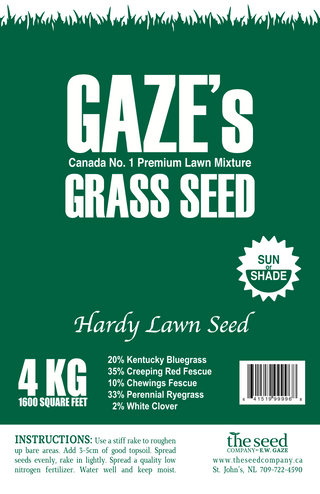 Gaze's Grass Seed - Hardy 4kg