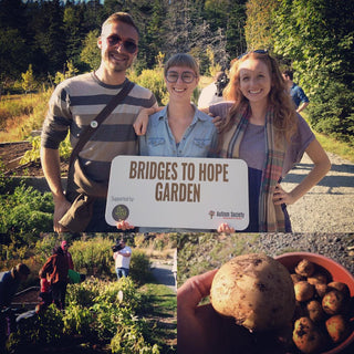Helping the Community: Seed Potatoes for The Autism Society's Bridges to Hope garden