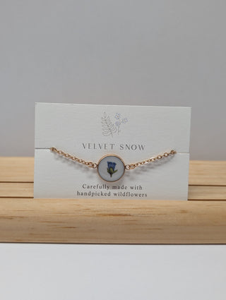 Bracelet | Oyster Leaf | Round | Rose Toned Stainless Steel