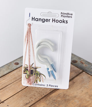 primitive planters hanger hooks