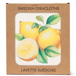 Lemon Dishcloth 6.75x7.5"L