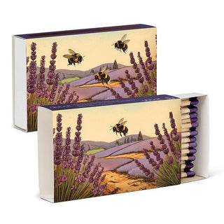 Bee & Lavender Matches. 45 Sticks