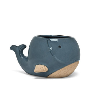 Small Whale Planter 2"H