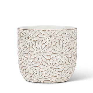 Medium Round Daisy Planter 4.5"H