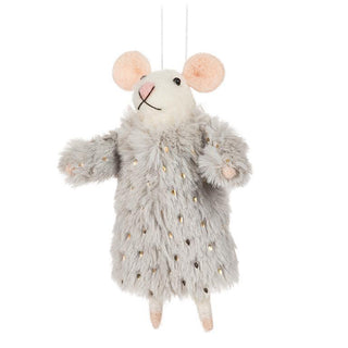 Abbott - Mouse in Fancy Coat Ornament 5"