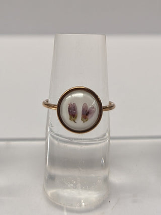 Adjustable Ring | Heather | Rose Toned Stainless Steel