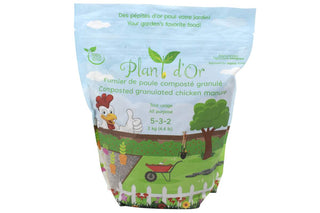 Composted granulated chicken manure 5-3-2, 2kgs