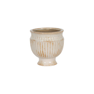 ANTIQUE FINISH CERAMIC URN