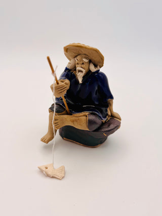 Bonsai Figurine, Fisherman Large