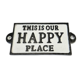 This is our happy place sign