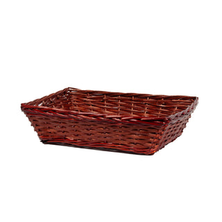 RECTANGULAR STAINED WILLOW TRAY