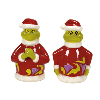 Grinch Naughty and Nice Salt and Pepper Shakers