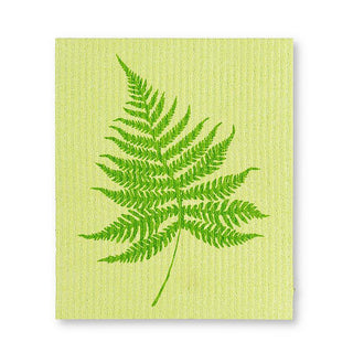 Fern Leaf Dishcloths. Set of 2