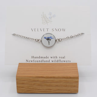 Bracelet | Forget Me Not | Round | Stainless Steel