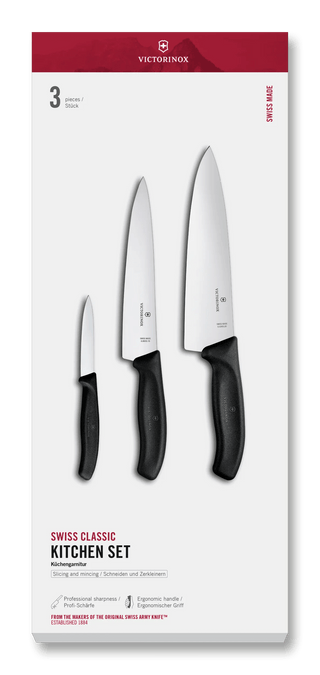 Victorinox Swiss Classic 3-Piece Kitchen Set Black