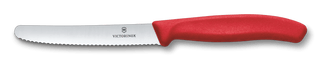 Victorinox Swiss Classic Tomato & Table Knife 4" Chilli Red