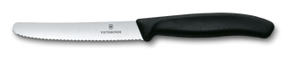 Victorinox Swiss Classic Tomato & Table Knife 4" Black