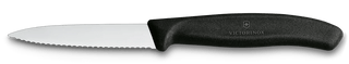 Victorinox Swiss Classic Paring Knife 3" Wavy Edge Black