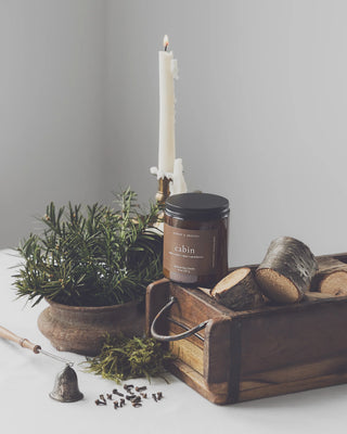 Forest & Brooks wooden wick candle - Cabin