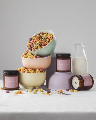 Forest & Brooks wooden wick candle - Fruity Cereal