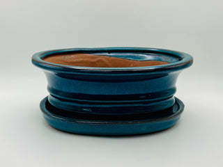 Bonsai Ceramic Pot 5" with Saucer