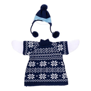 Giddy the Goose - Navy Sweater and Hat