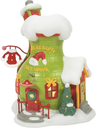 Department 56 Dr. Seuss Grinch Village Santy Suit Shoppe Lit Building