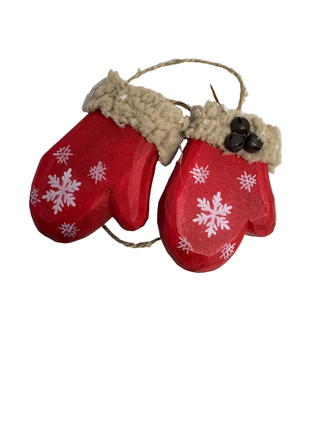 Nach - Wooden Mittens Ornament