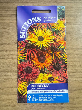 Suttons Seeds - Rudbeckia Chim Chiminee