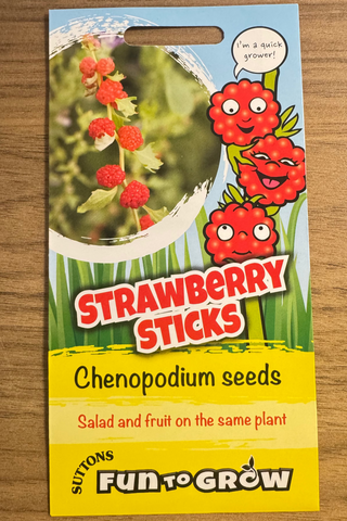 Suttons Seeds - Strawberry Sticks Chenopodium