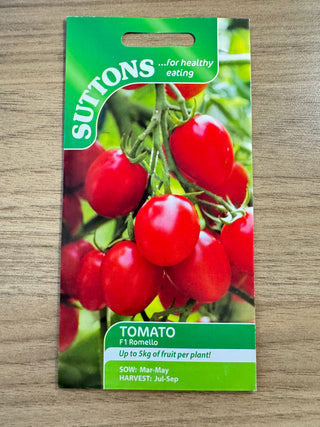 Suttons Seeds - Tomato F1 Romello