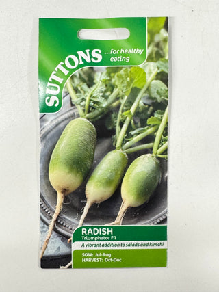 Suttons Seeds - Radish Triumphator F1