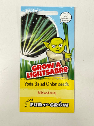 Suttons Seeds - Fun To Grow - Grow a Lightsabre (Yoda Salad Onions)