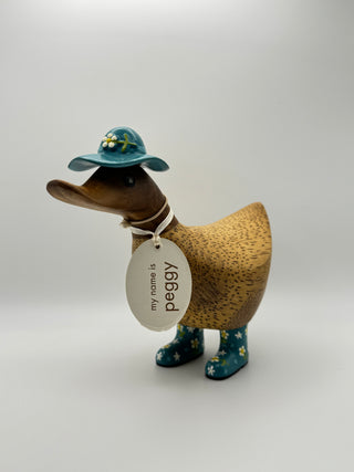 Wooden Duck "Peggy"