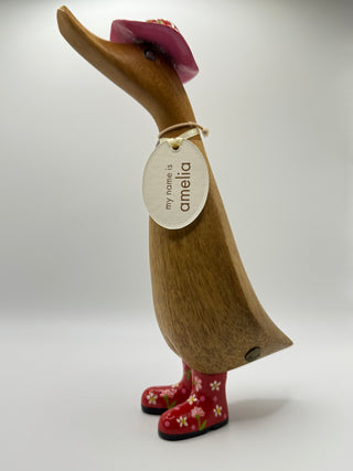 Wooden Duck "Amelia"