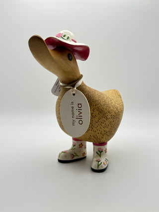 Wooden Duck "Olivia"