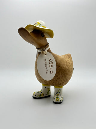 Wooden Duck "Peggy"