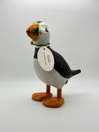 Wooden Puffin "Mia"