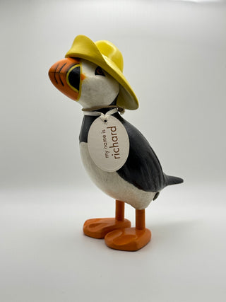 Wooden Puffin "Richard"