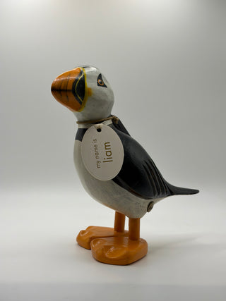 Wooden Puffin "Liam"