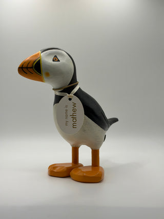 Wooden Puffin "Mathew"
