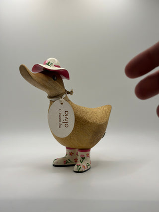 Wooden Duck "Olivia"