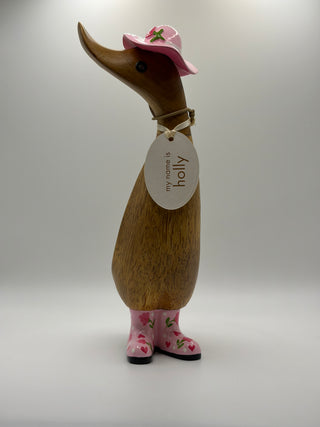 Wooden Duck "Holly"