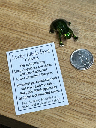 Good Luck Charm - Lucky Little Frog