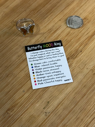 Good Luck Charm - Butterfly Mood Ring