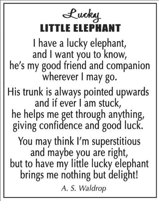 Good Luck Charm - Lucky Little Elephant