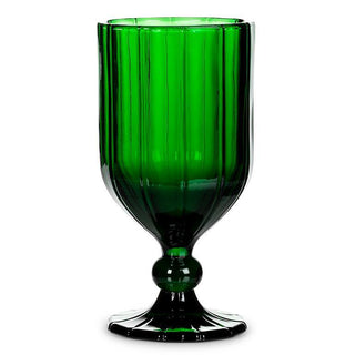 Abbott - Panel Goblet Green 6.5"