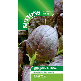 Suttons Seeds - Mustard Spinach Comred F1